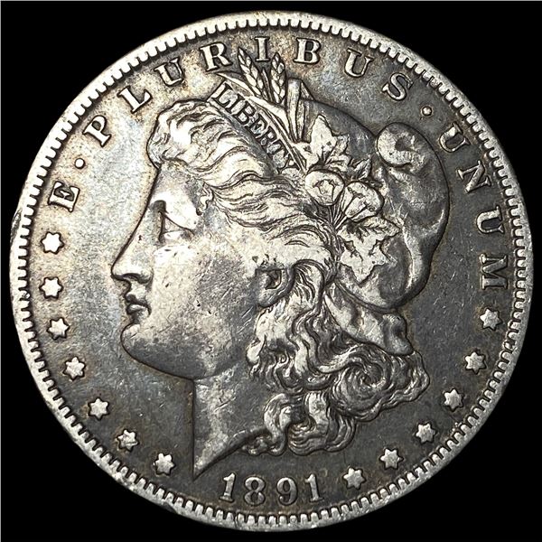 1891-O Silver Morgan Dollar NEARLY UNCIRCULATED