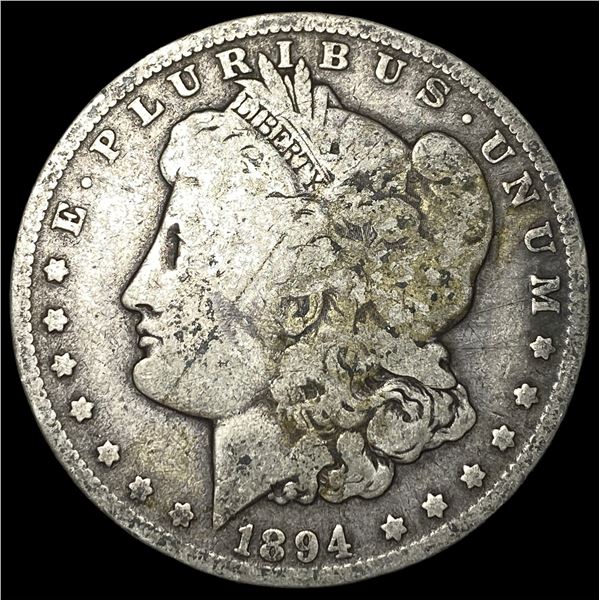 1894-O Silver Morgan Dollar LIGHTLY CIRCULATED