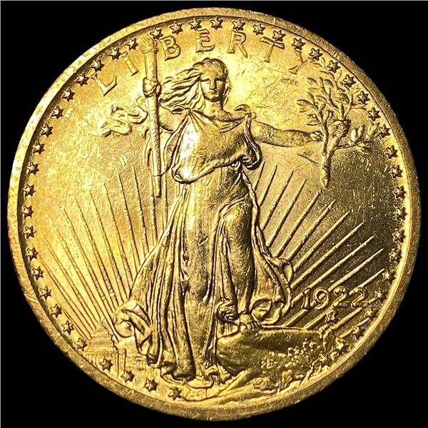 1922-S Gold $20 Saint-Gaudens Double Eagle UNCIRCULATED