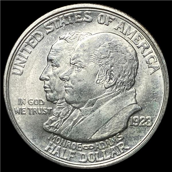 1923-S Silver Monroe Half Dollar CHOICE BU