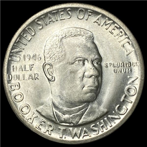 1946-D Silver Booker T. Washington Half Dollar CHOICE BU