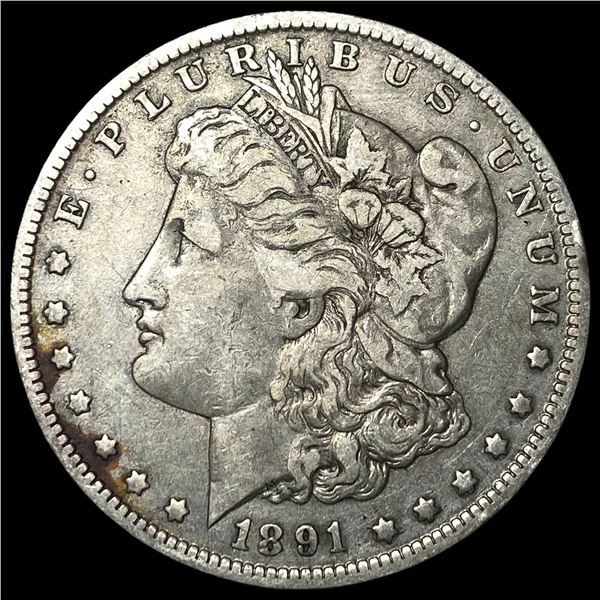 1891-O Silver Morgan Dollar NEARLY UNCIRCULATED