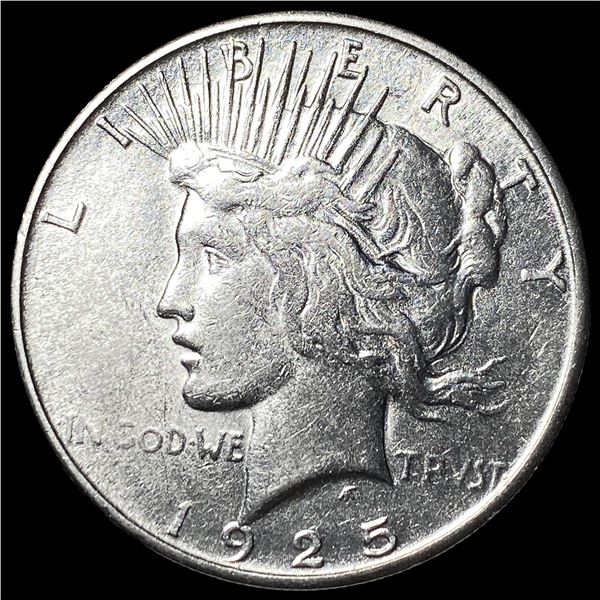 1925-S Silver Peace Dollar CLOSELY UNCIRCULATED