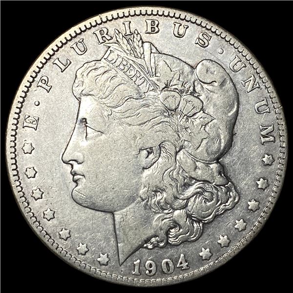 1904-S Silver Morgan Dollar NEARLY UNCIRCULATED