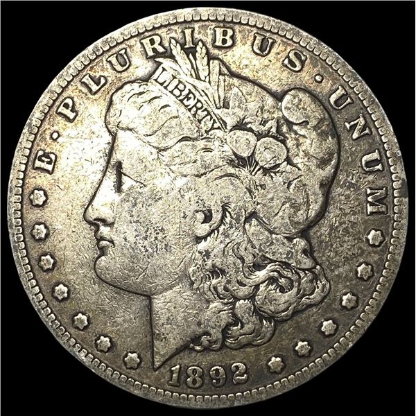 1892-S Morgan Silver Dollar LIGHTLY CIRCULATED