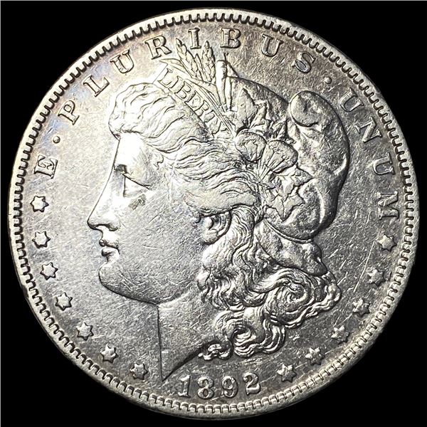 1892 Silver Morgan Dollar CLOSELY UNCIRCULATED