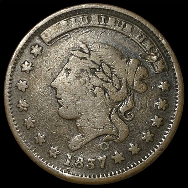 1837 Hard Times Token - Jarvis LIGHTLY CIRCULATED