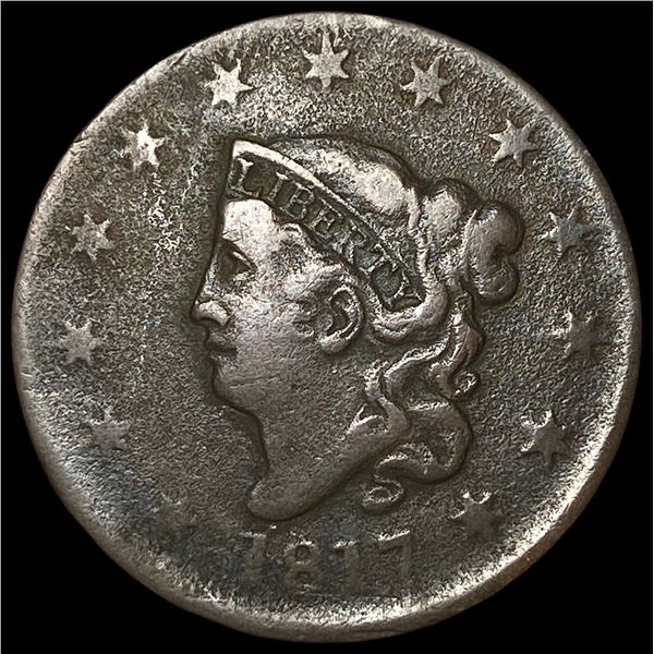 1817 Coronet Head Large Cent LIGHTLY CIRCULATED
