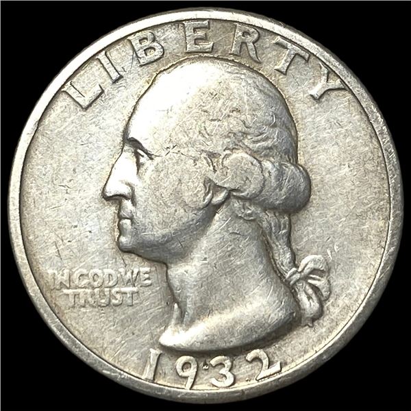 1932-D Silver Washington Quarter NEARLY UNCIRCULATED