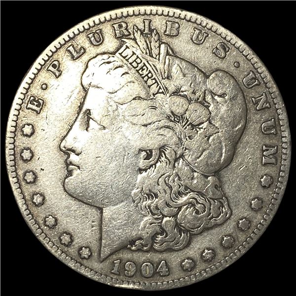 1904-S Silver Morgan Dollar LIGHTLY CIRCULATED