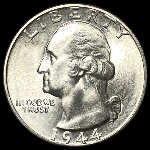 1944 Silver Washington Quarter CHOICE BU