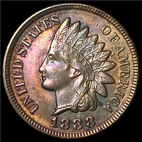 1888 Indian Head Cent CLOSELY UNCIRCULATED