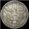 Image 2 : 1892 Silver Barber Half Dollar NICELY CIRCULATED