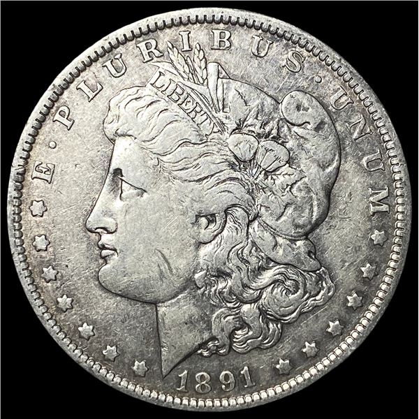 1891-O Silver Morgan Dollar LIGHTLY CIRCULATED