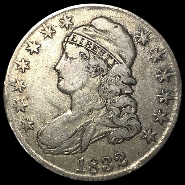 1832 Capped Bust Half Dollar NEARLY UNCIRCULATED