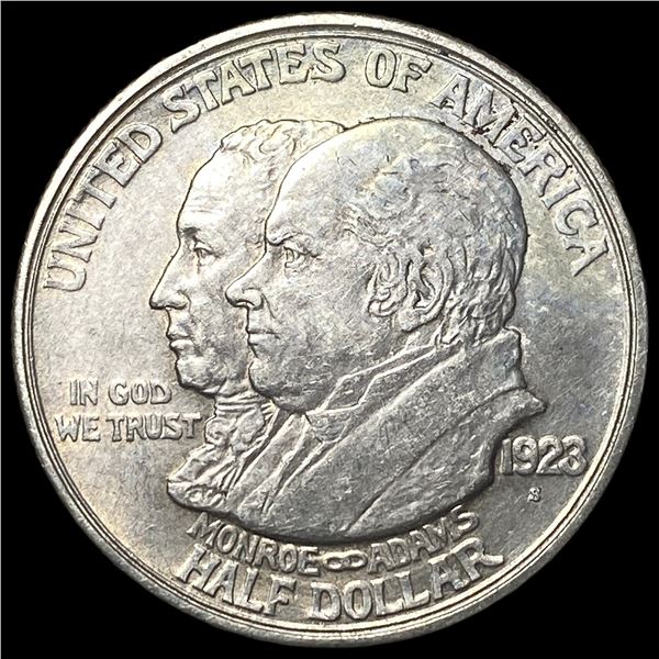1923-S Silver Monroe Half Dollar NEARLY UNCIRCULATED