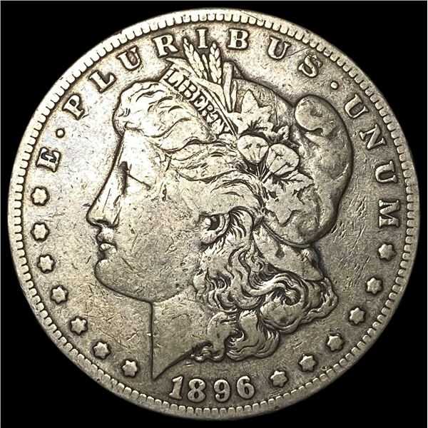 1896-S Silver Morgan Dollar LIGHTLY CIRCULATED