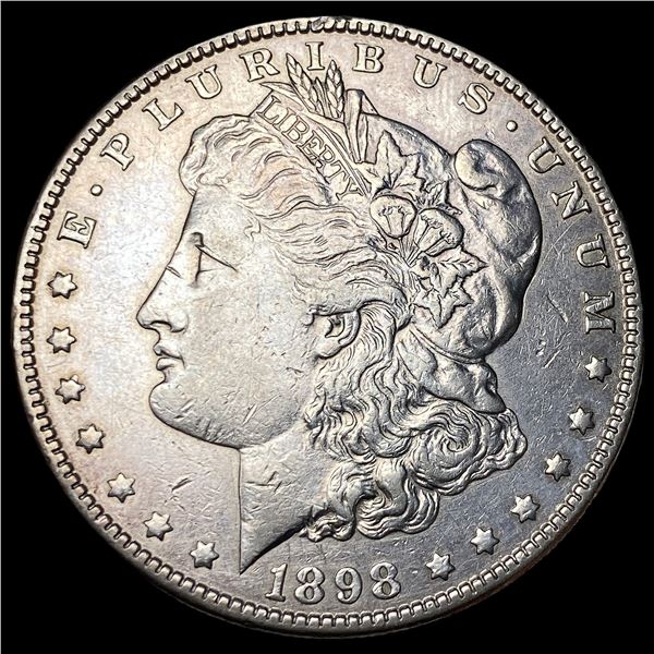 1898 Morgan Silver Dollar NEARLY UNCIRCULATED