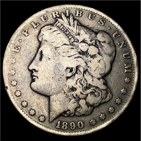 1890-CC Silver Morgan Dollar LIGHTLY CIRCULATED