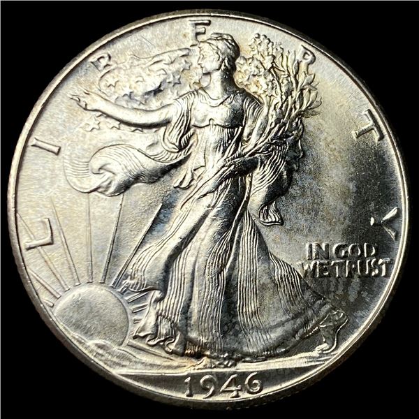 1946-D Silver Walking Liberty Half Dollar CHOICE BU