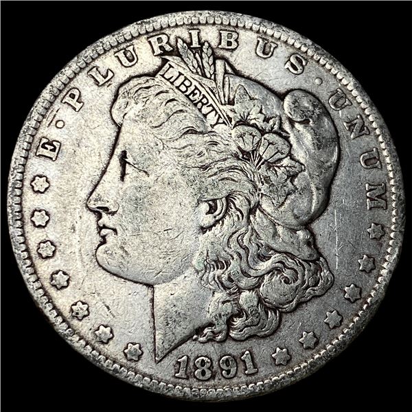 1891-O Silver Morgan Dollar LIGHTLY CIRCULATED