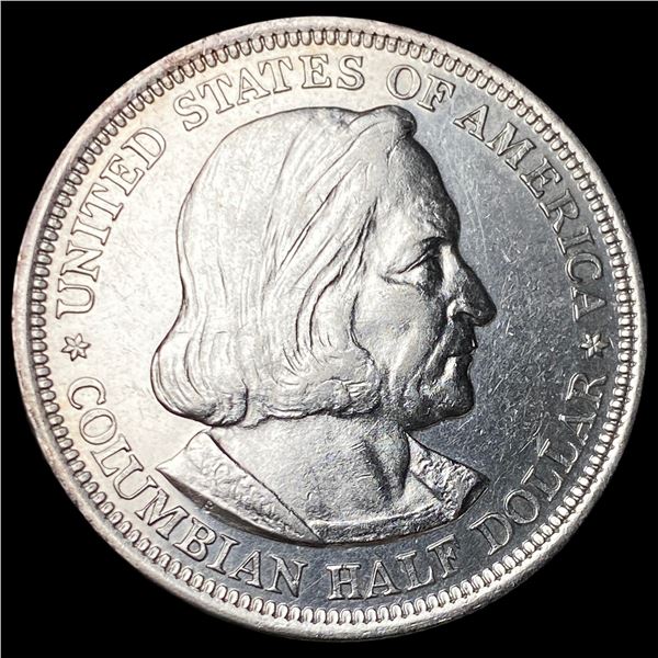 1892 Silver Columbian Expo Half Dollar CLOSELY UNCIRCULATED