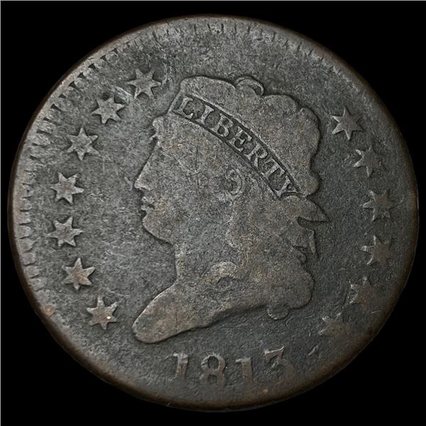 1813 Classic Head Large Cent NICELY CIRCULATED