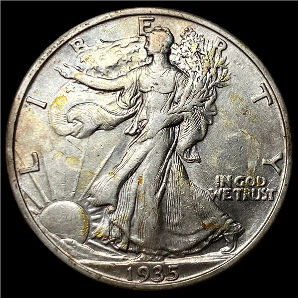 1935 Silver Walking Liberty Half Dollar CLOSELY UNCIRCULATED