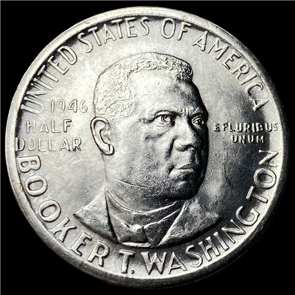 1946-S Silver Booker T. Washington Half Dollar CHOICE BU