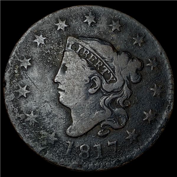 1817 Coronet Head Large Cent LIGHTLY CIRCULATED