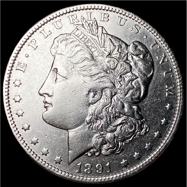 1891-O Silver Morgan Dollar CHOICE AU