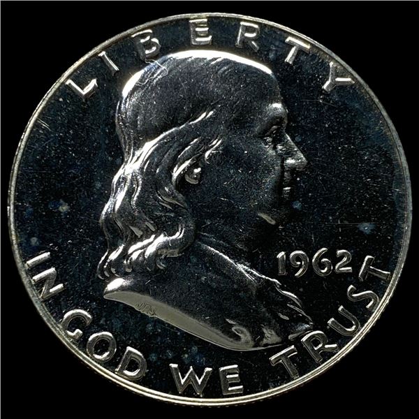 1962 Franklin Silver Half Dollar GEM PROOF