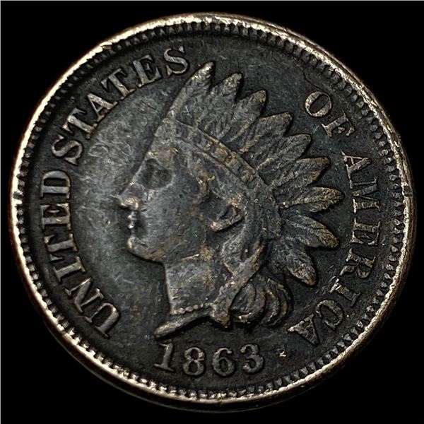 1863 Indian Head Cent NICELY CIRCULATED