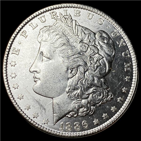 1886 Silver Morgan Dollar CLOSELY UNCIRCULATED