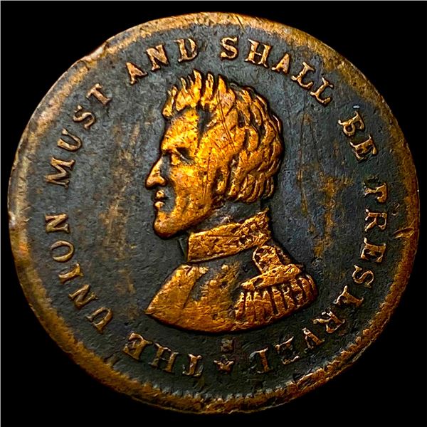 1863-S Civil War Token - The Union LIGHTLY CIRCULATED