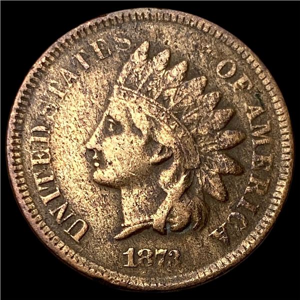 1873 Indian Head Cent LIGHTLY CIRCULATED