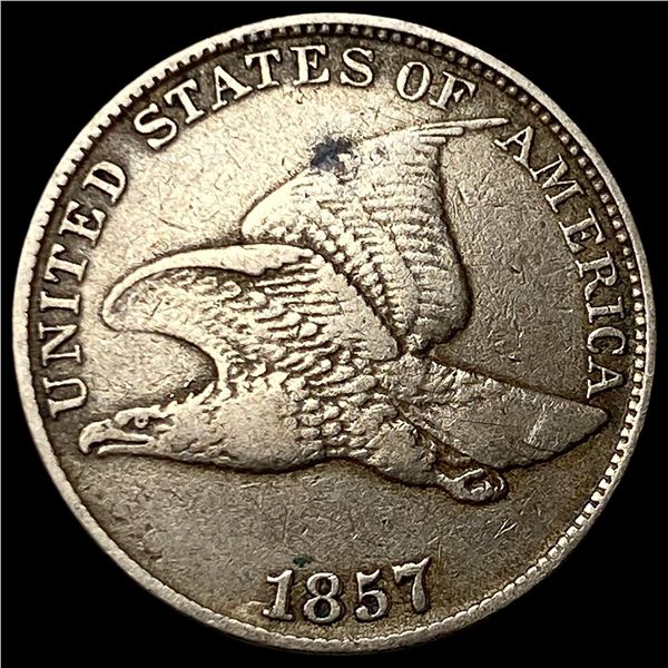 1857 Flying Eagle Cent NEARLY UNCIRCULATED