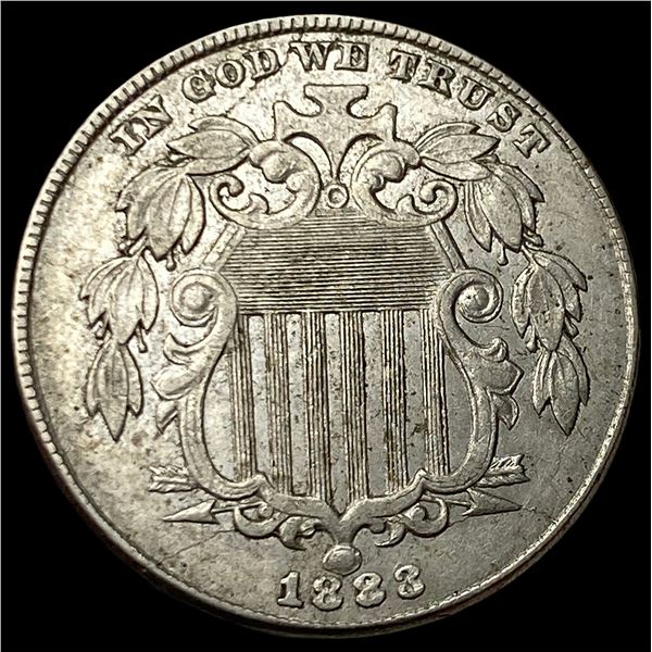 1883 Shield Nickel No Rays CLOSELY UNCIRCULATED