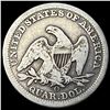 Image 2 : 1859-O Silver Seated Liberty Quarter LIGHTLY CIRCULATED