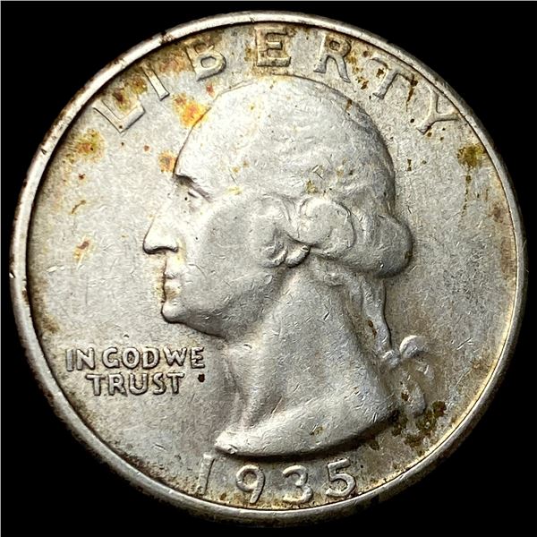 1935-D Silver Washington Quarter CLOSELY UNCIRCULATED
