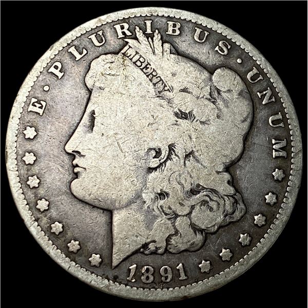 1891-CC Silver Morgan Dollar NICELY CIRCULATED