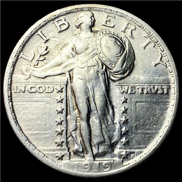 1919 Standing Liberty Quarter CHOICE AU