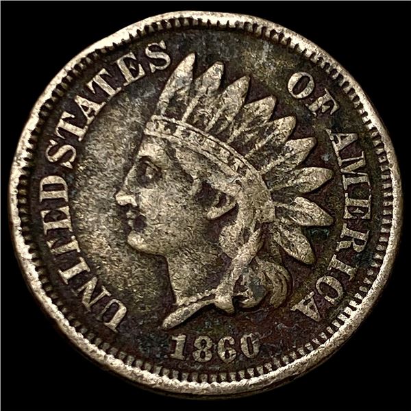 1860 Indian Head Cent NICELY CIRCULATED