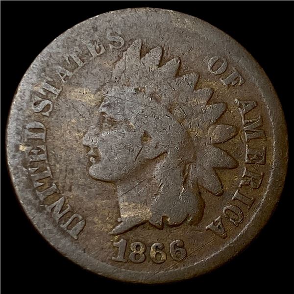 1866 Indian Head Cent NICELY CIRCULATED