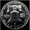 Image 2 : 1962 Franklin Silver Half Dollar CHOICE PROOF