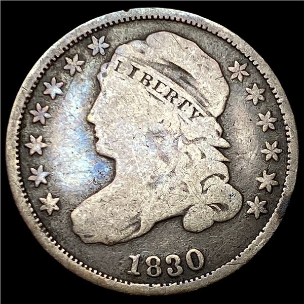 1830 Silver Capped Bust Dime NICELY CIRCULATED