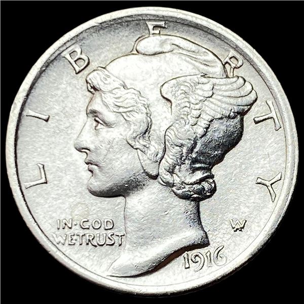 1916 Silver Mercury Dime UNCIRCULATED