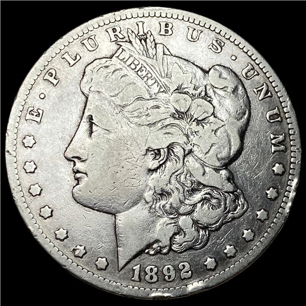1892-CC Silver Morgan Dollar LIGHTLY CIRCULATED