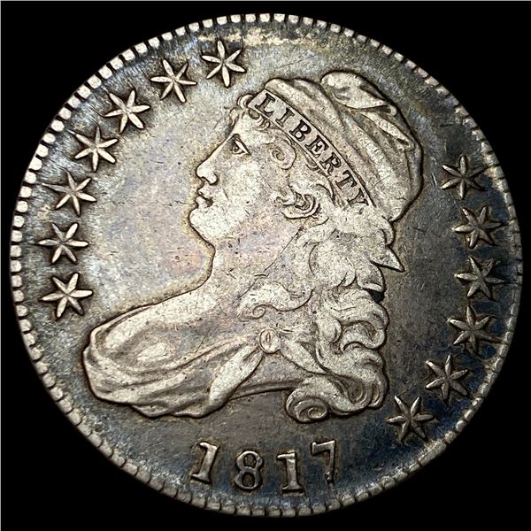 1817 Capped Bust Half Dollar NEARLY UNCIRCULATED