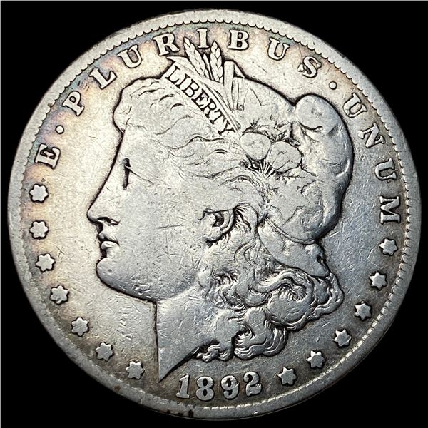 1892-CC Silver Morgan Dollar LIGHTLY CIRCULATED